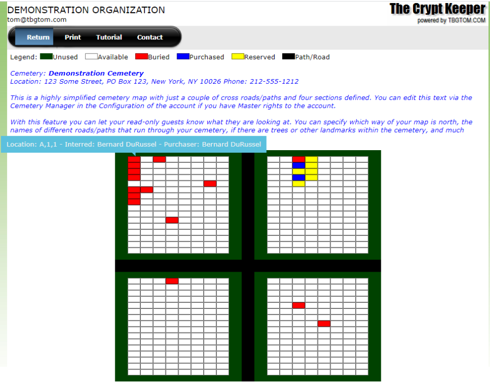 screenshot of The Crypt Keeper